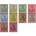 Freimarkenserie  - Germany / Deutsches Reich 1900 Set