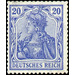 Freimarkenserie  - Germany / Deutsches Reich 1905 - 20 Pfennig