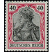 Freimarkenserie  - Germany / Deutsches Reich 1906 - 40 Pfennig