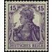 Freimarkenserie  - Germany / Deutsches Reich 1917 - 15 Pfennig