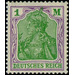 Freimarkenserie  - Germany / Deutsches Reich 1920 - 1 Mark