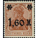 Freimarkenserie  - Germany / Deutsches Reich 1921 - 1.60 Mark