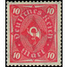 Freimarkenserie  - Germany / Deutsches Reich 1922 - 10 Mark