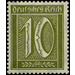 Freimarkenserie  - Germany / Deutsches Reich 1922 - 10 Pfennig