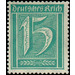 Freimarkenserie  - Germany / Deutsches Reich 1922 - 15 Pfennig