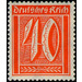 Freimarkenserie  - Germany / Deutsches Reich 1922 - 40 Pfennig