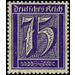 Freimarkenserie  - Germany / Deutsches Reich 1922 - 75 Pfennig