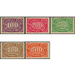 Freimarkenserie  - Germany / Deutsches Reich 1922 Set