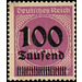 Freimarkenserie  - Germany / Deutsches Reich 1923 - 100000#100