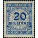 Freimarkenserie  - Germany / Deutsches Reich 1923 - 20.000.000