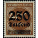 Freimarkenserie  - Germany / Deutsches Reich 1923 - 250000#400