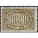 Freimarkenserie - Germany / Deutsches Reich 1923 - 3,000 Mark