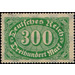 Freimarkenserie - Germany / Deutsches Reich 1923 - 300 Mark