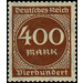 Freimarkenserie  - Germany / Deutsches Reich 1923 - 400 Mark