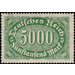 Freimarkenserie - Germany / Deutsches Reich 1923 - 5,000 Mark