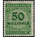 Freimarkenserie  - Germany / Deutsches Reich 1923 - 50.000.000