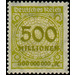 Freimarkenserie  - Germany / Deutsches Reich 1923 - 500.000.000