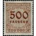 Freimarkenserie  - Germany / Deutsches Reich 1923 - 500,000 Mark