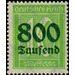 Freimarkenserie  - Germany / Deutsches Reich 1923 - 800000#10