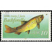 freshwater fish  - Germany / German Democratic Republic 1987 - 10 Pfennig