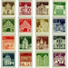 German buildings from 12 centuries (large format) - Germany / Berlin 1967 Set