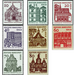 German buildings from 12 centuries (small format) - Germany / Berlin 1965 Set