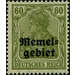 Germania, overprint Memel-Area - Germany / Old German States / Memel Territory 1920 - 60