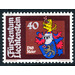 Heraldic coats of arms  - Liechtenstein 1981 - 40 Rappen