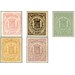 Heraldry - Undefined perforation - Netherlands 1869 Set