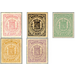 Heraldry - Undefined perforation - Netherlands 1869 Set