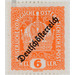 Imprint &#039;German Austria&#039;  - Austria / Republic of German Austria / German-Austria 1918 - 6 Heller