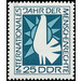 International Year of Human Rights  - Germany / German Democratic Republic 1968 - 25 Pfennig