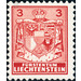 Landeswappen  - Liechtenstein 1934 - 3 Rappen