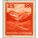 landscapes  - Liechtenstein 1933 - 25 Rappen