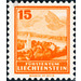 landscapes  - Liechtenstein 1935 - 15 Rappen