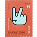 Letter H in Brazilian Sign Language - Brazil 2020 - 2.05