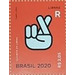 Letter R in Brazilian Sign Language - Brazil 2020 - 2.05