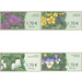 Machine Stamps - Wild Flowers - Åland Islands 2020 Set