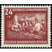 National reconstruction program Berlin  - Germany / German Democratic Republic 1952 - 24 Pfennig