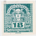 newspaper stamp  - Austria / Republic of German Austria / German-Austria 1920 - 18 Heller