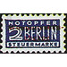Notopfer Berlin - compulsory surtax stamp  - Germany / Western occupation zones / Württemberg-Hohenzollern 1949 - 2 Pfennig