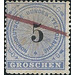 Number on rosette - Germany / Old German States / North German Confederation 1869 - 5