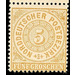 Numeral in circle - Germany / Old German States / North German Confederation 1869 - 5