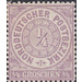 Numeral in circle - Germany / Old German States / North German Confederation 1869