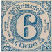 Numeral in circle - Germany / Old German States / Thurn und Taxis 1862 - 6