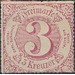 Numeral in circle - Germany / Old German States / Thurn und Taxis 1865 - 3