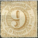 Numeral in circle - Germany / Old German States / Thurn und Taxis 1865 - 9