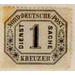 Numeral in frame - Germany / Old German States / North German Confederation 1870 - 1