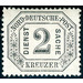 Numeral in frame - Germany / Old German States / North German Confederation 1870 - 2