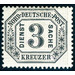 Numeral in frame - Germany / Old German States / North German Confederation 1870 - 3